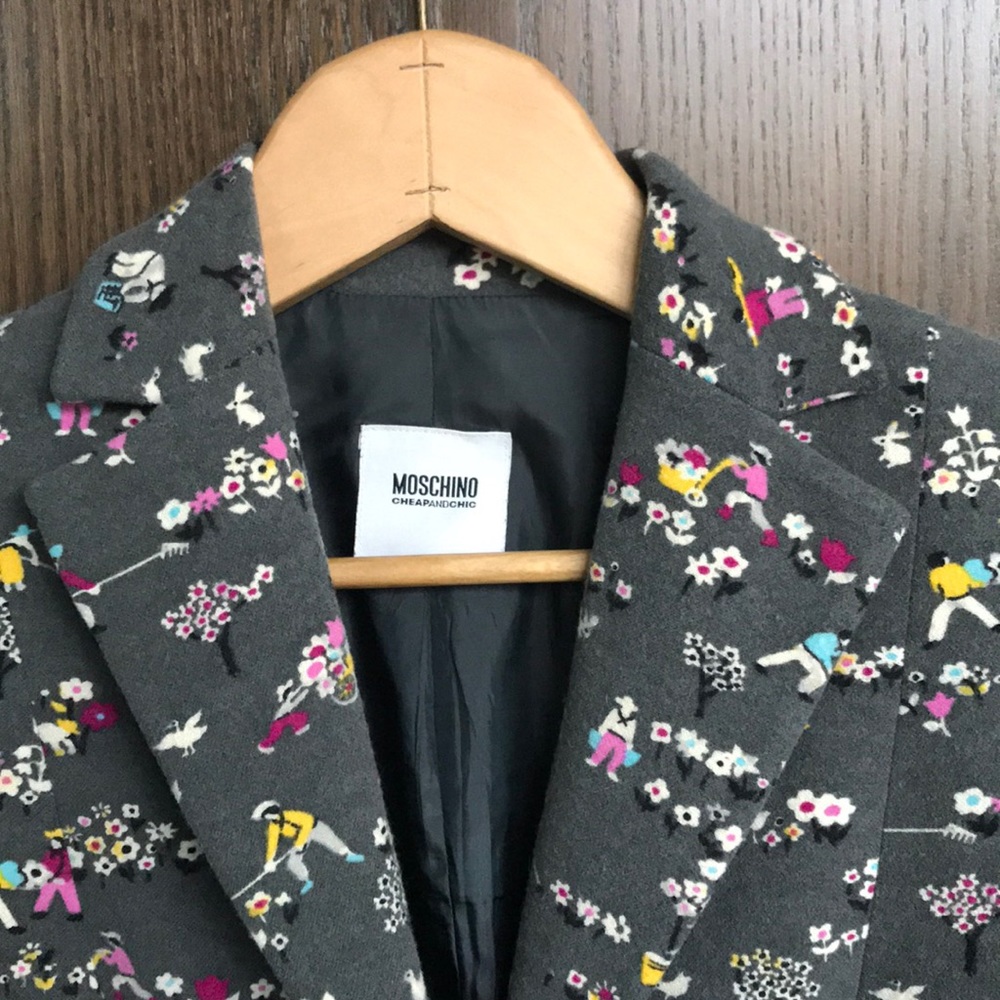 Vintage Moschino CHEAPANDCHIC Wool Blazer - Picture 3 of 8